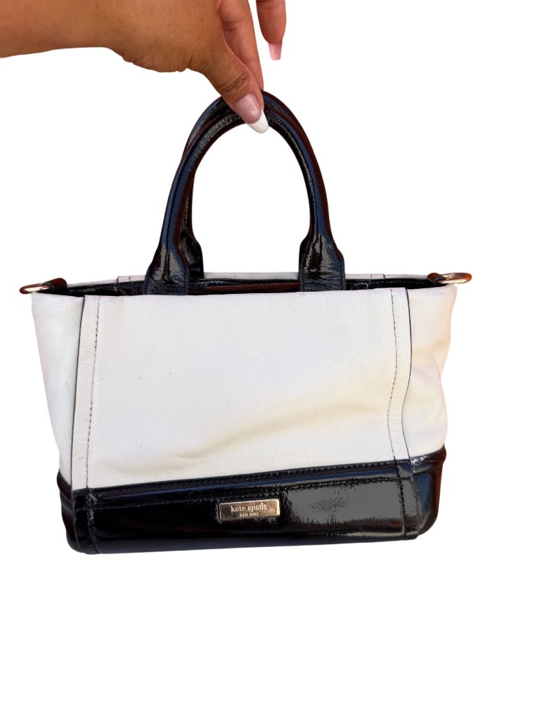 Kate Spade New York Two-Tone Mini Satchel With Removable Strap & Bow Detail
